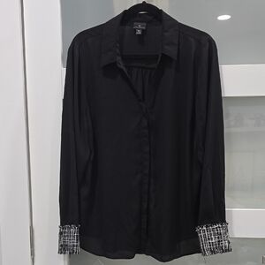 Worthington Button-Down Blouse